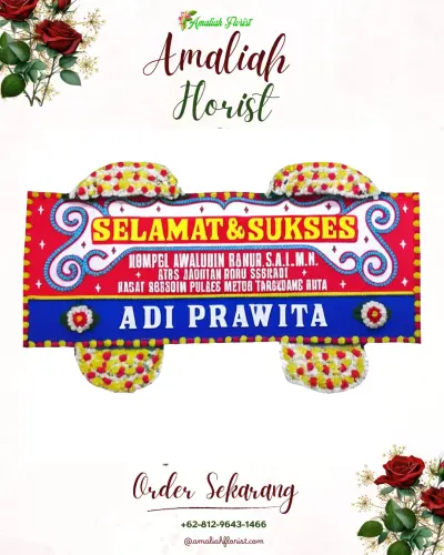 Karangan Bunga Ucapan Selamat di Sijambe