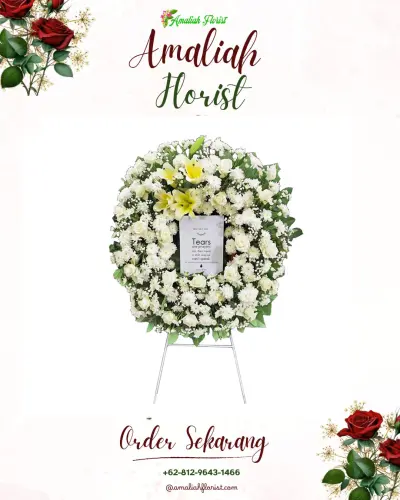 Krans Bunga Duka Cita di Sijambe